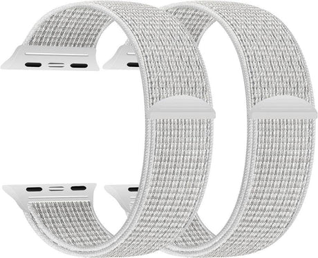Nylon óraszíj kompatibilis Apple Watch okosórákkal, Fehér - Outlet24